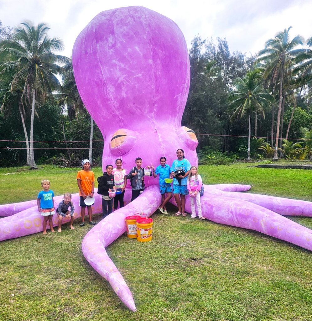 Maʻuke welcomes Tumu the octopus and raises awareness for ocean protection